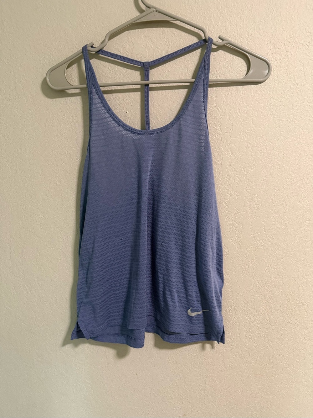 Nike Dri-FIT Blue Racerback Training Tank XS Athletic Workout Top